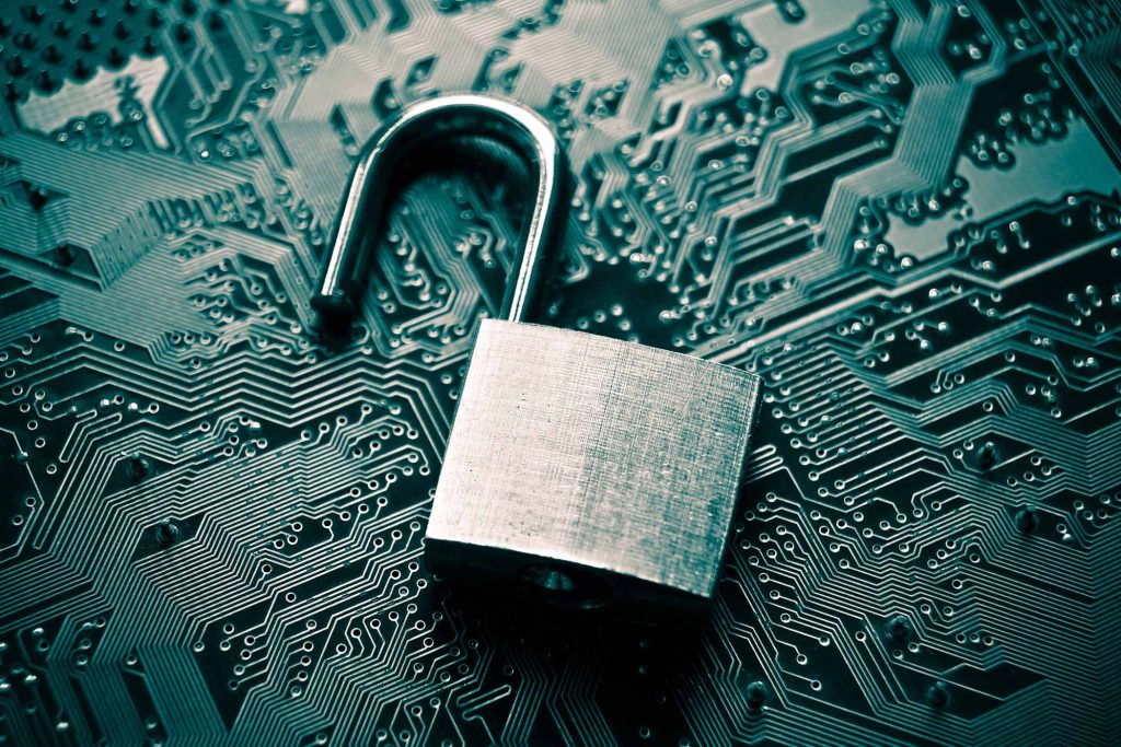 Circuit Board Data Open Lock