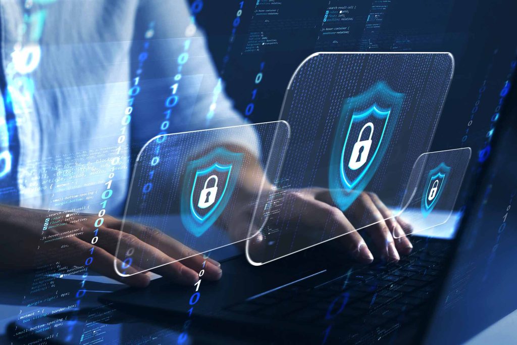 Cyber-insurance-shield-laptop